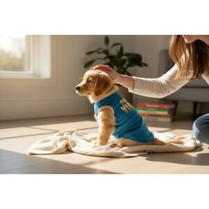 You Are Loved Pride Vibes Tank Top Pet Small Blue Very Good Rainbow Graphic